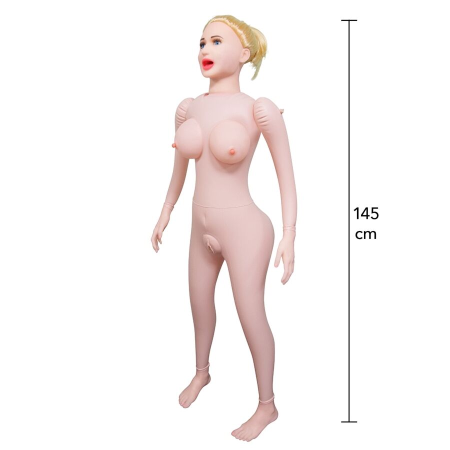 HIDDEN DESIRE - LUSTY LOLA AUFBLASBARE PUPPE 145 CM – Bild 6