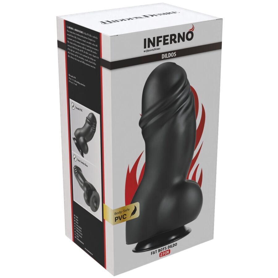 HIDDEN DESIRE - INFERNO FAT BOYS DILDO 27 CM – Bild 4