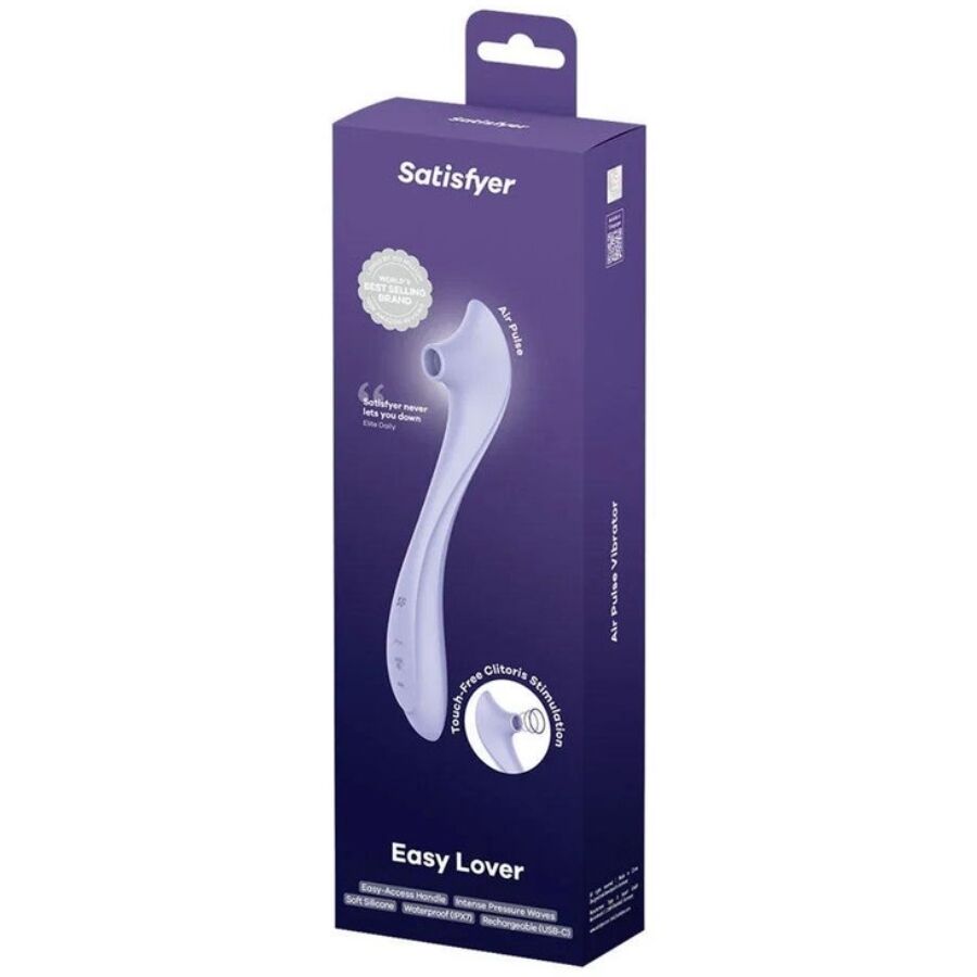 SATISFYER - EASY LOVER VIBRADOR & ESTIMULADOR AIR PULSE – Bild 3