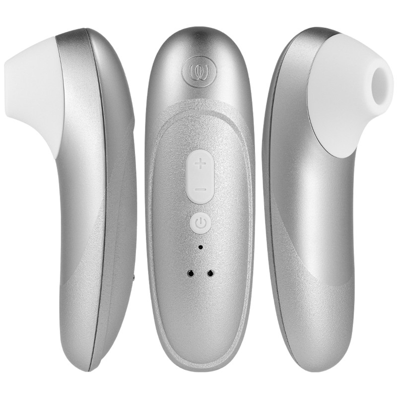 WOMANIZER - PRO VIBRANT KLITORALSTIMULATOR SILBERGRAU – Bild 4