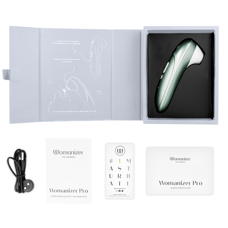 WOMANIZER - PRO VIBRANT ESTIMULADOR DE CLÍTORIS VERDE SALVIA – Bild 7