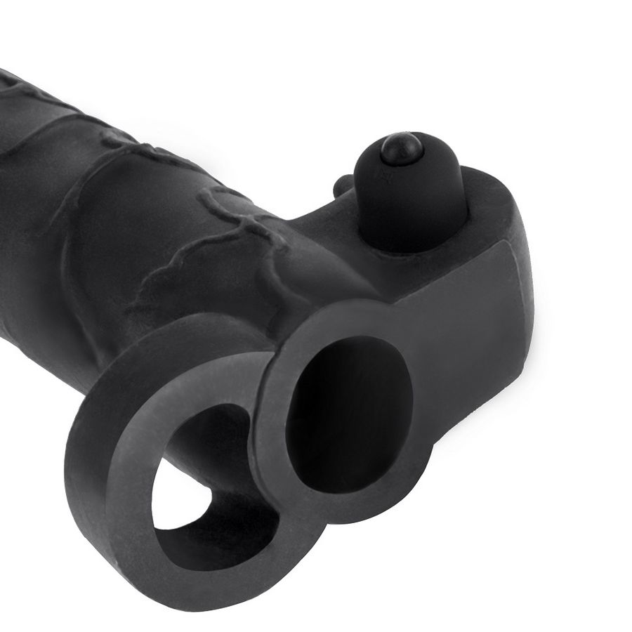 FANTASY X- TENSIONS - VIBRIERENDE REAL FEEL 2 VERLÄNGERUNG SCHWARZ – Bild 5