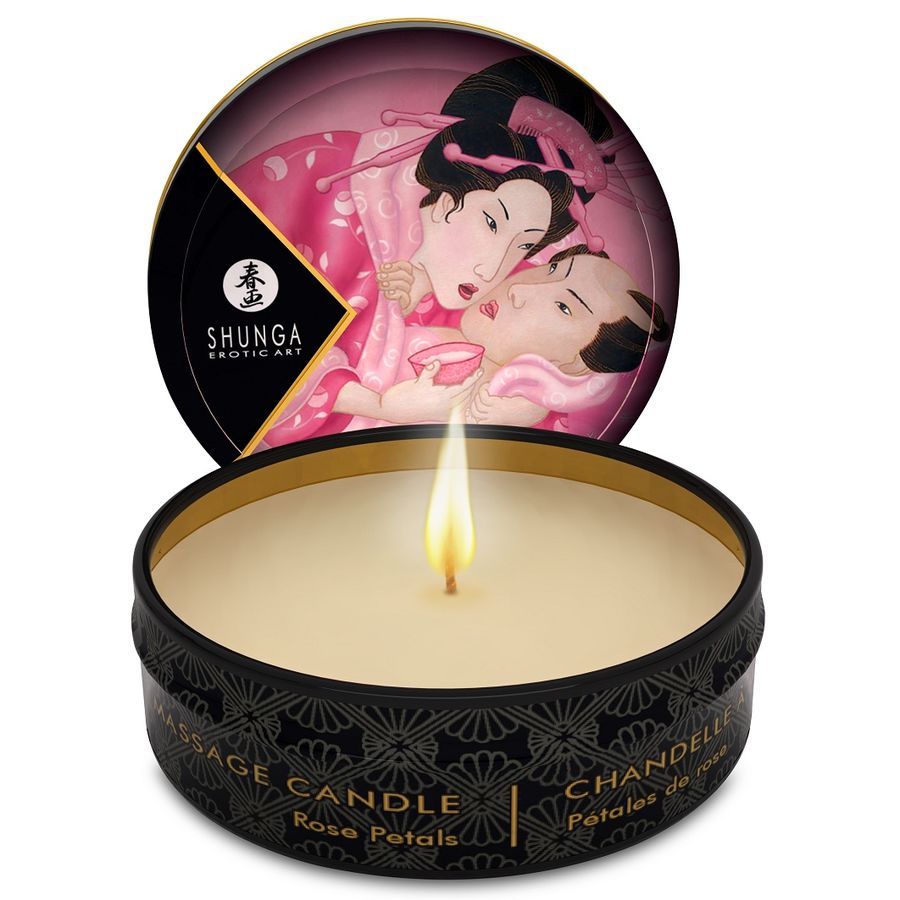 SHUNGA - MINI CARESS BY CANDLELIGHT DISPLAY MASSAGEKERZEN 24 EINHEITEN – Bild 7