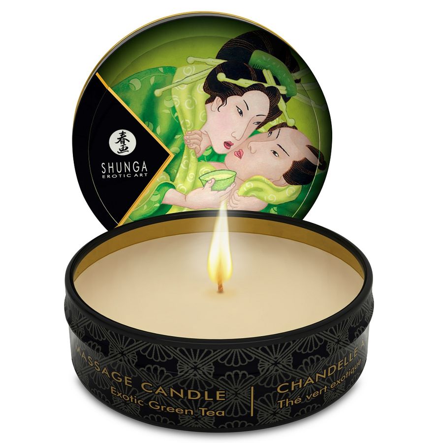 SHUNGA - MINI CARESS BY CANDLELIGHT DISPLAY MASSAGEKERZEN 24 EINHEITEN – Bild 2