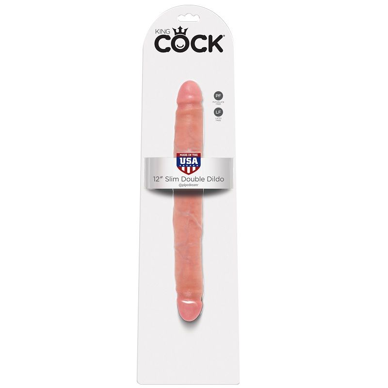 KING COCK - SCHLANKER DOPPELDILDO 30 CM – Bild 3