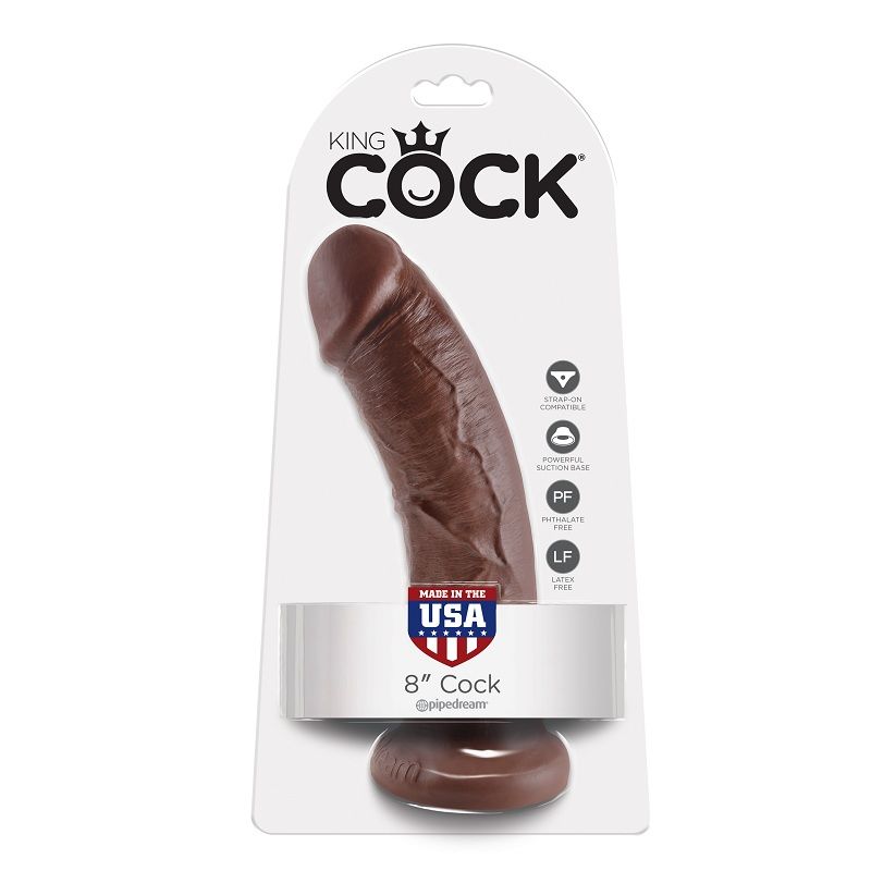 KING COCK - 8 HAHN BRAUN 20.3 CM – Bild 5