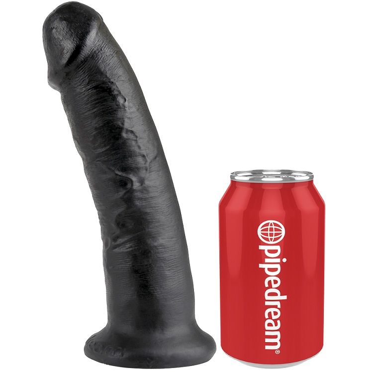KING COCK - 9 DILDO SCHWARZ 22.9 CM – Bild 4