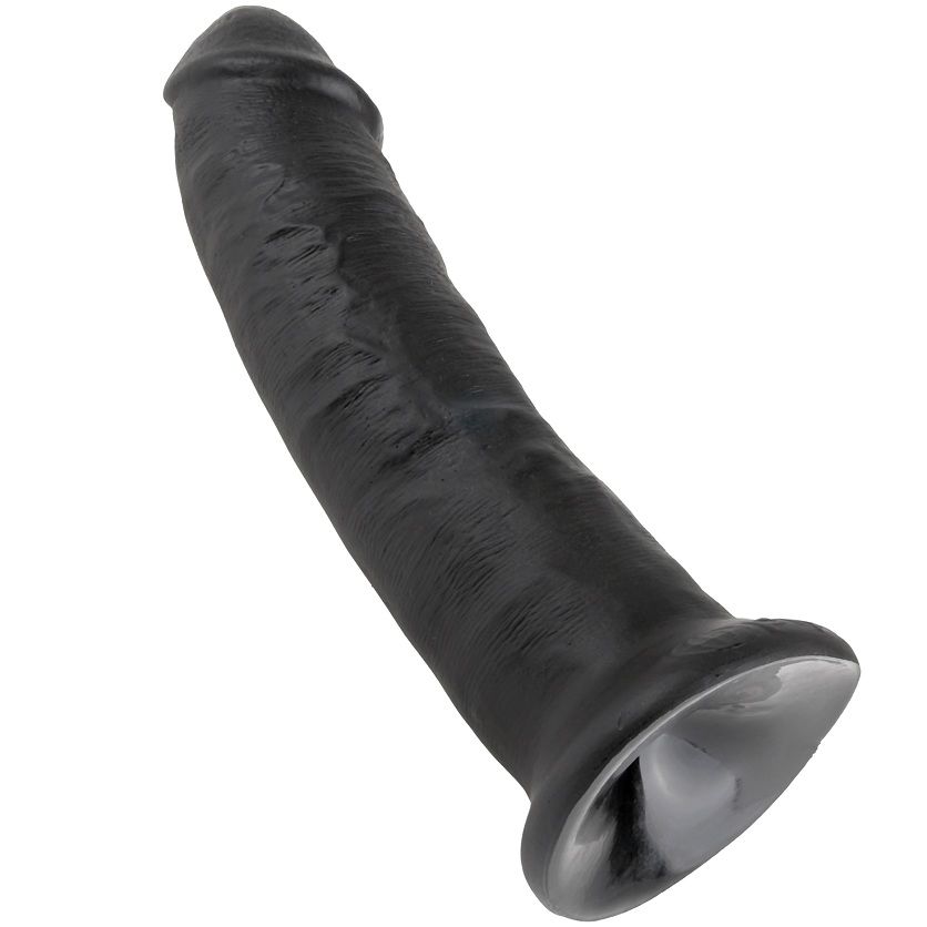 KING COCK - 9 DILDO SCHWARZ 22.9 CM – Bild 2