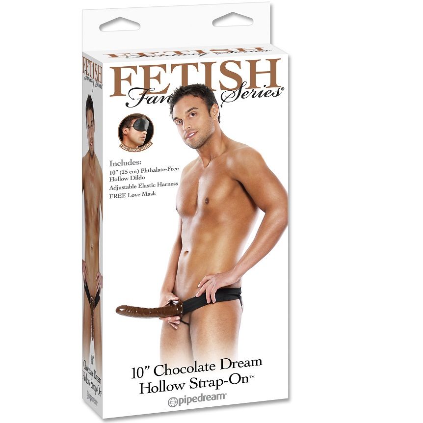 FETISH FANTASY SERIES - CHOCOLATE DREAM HOHL STRAP-ON – Bild 2