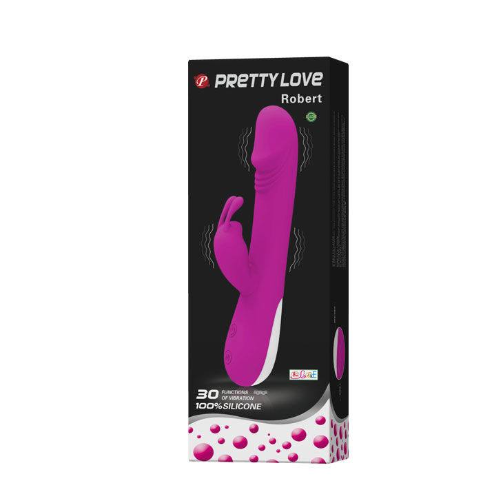 PRETTY LOVE - FLIRTATION ROBERT VIBRATOR MIT KLITORIS-STIMULATOR – Bild 6