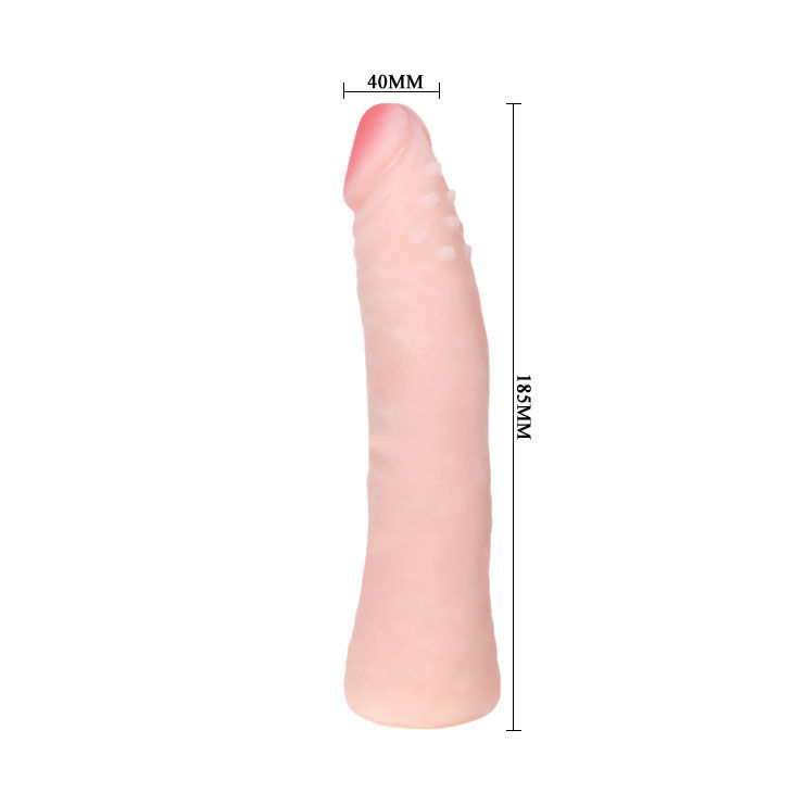 BAILE - REALISTISCHER SKIN TOUCH SILIKONDILDO 19 CM ZUFLLIGE BOXFARBE – Bild 5