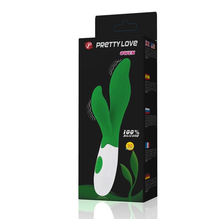 PRETTY LOVE - FLIRTATION OWEN GREEN VIBRATOR – Bild 5