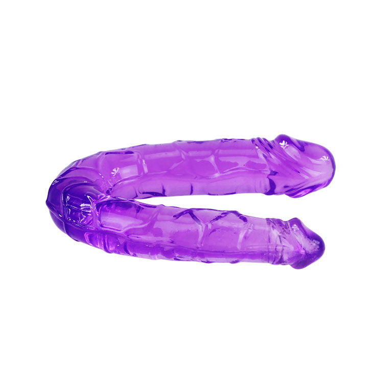 BAILE - DOPPELDILDO IN FLIEDER FLEXIBLER GELEE – Bild 2