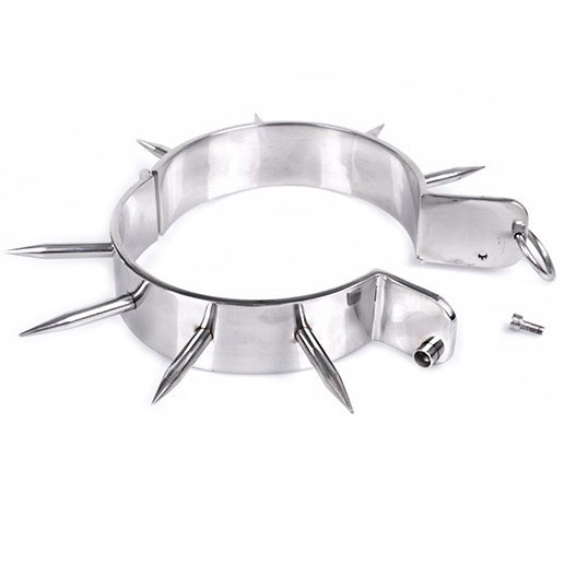 METAL HARD - BDSM-SKLAVENHALSBAND MIT SPITZEN – Bild 2