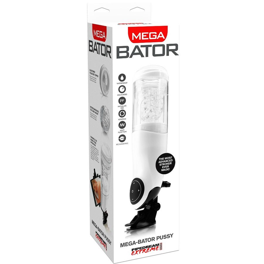 EXTREME TOYZ - PDX MEGA BATOR USB-MNNLICHER MASTURBATOR VAGINA WEISS – Bild 3