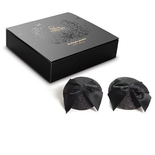 BIJOUX - BURLESQUE GLNZENDE NIPPELABDECKUNGEN MIT SCHLEIFE – Bild 4