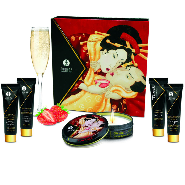 SHUNGA - GEHEIMES GEISHA-ERDBEER- UND CAVA-KIT – Bild 3
