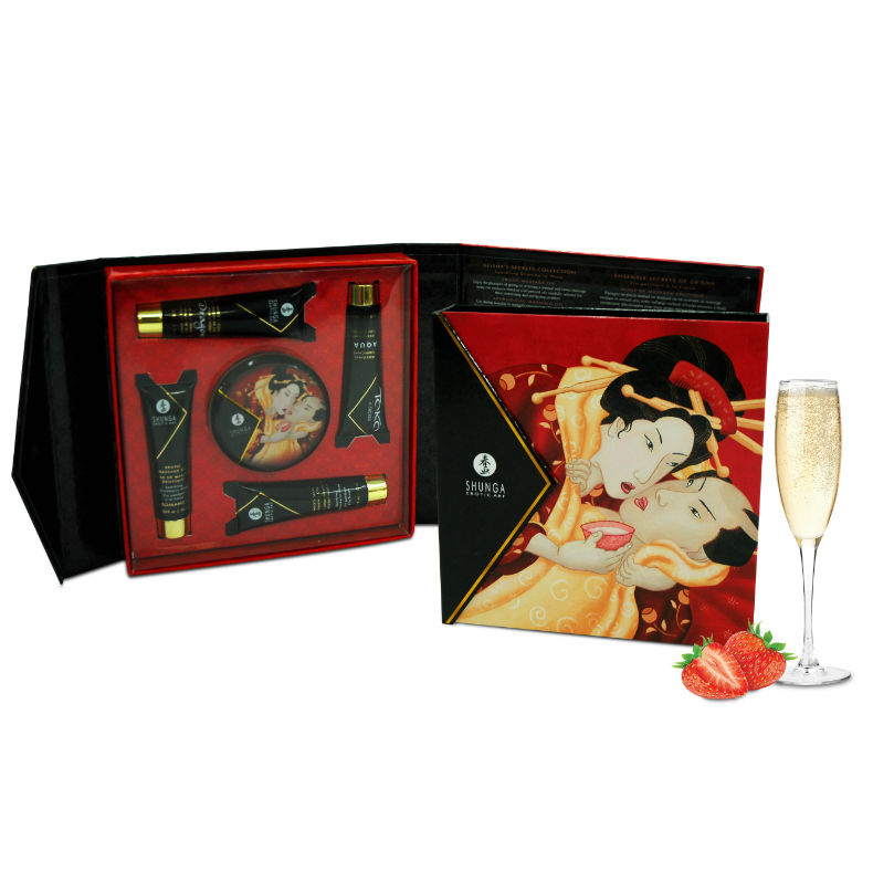 SHUNGA - GEHEIMES GEISHA-ERDBEER- UND CAVA-KIT – Bild 2