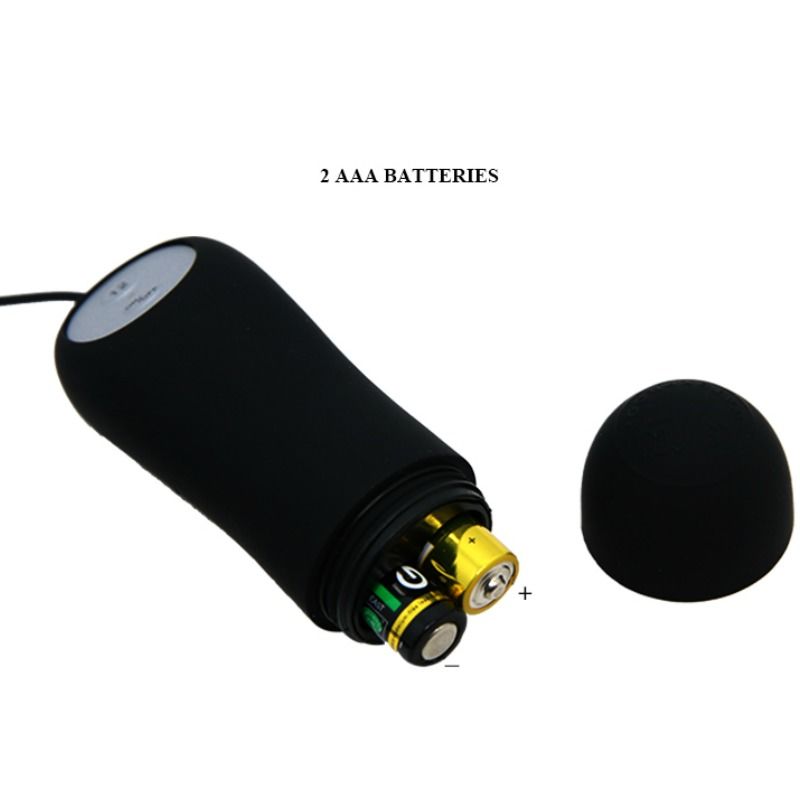 PRETTY LOVE - ANAL PLUG ANKERFORM SILIKON 12 VIBRATIONSMODI SCHWARZ – Bild 3