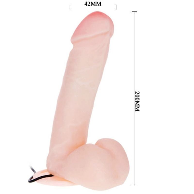 BAILE - REALISTISCHER DILDO MIT VIBRATION 20 CM – Bild 4