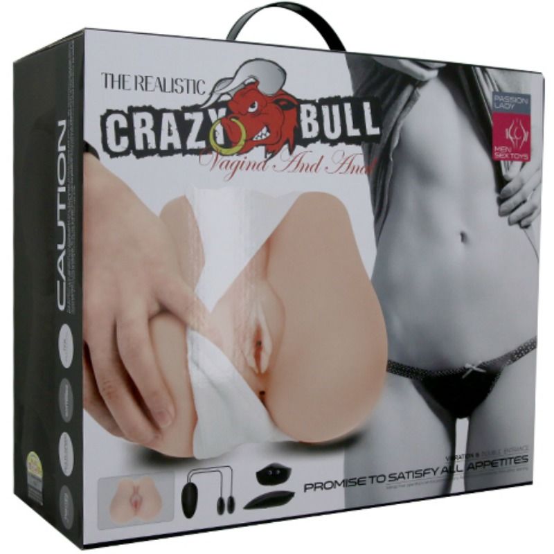 CRAZY BULL - REALISTISCHE VAGINA UND ANUS MIT VIBRATIONSPOSITION 3 – Bild 5
