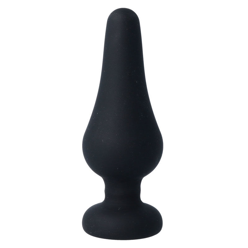 INTENSE - ANALPLUG PIPO L SCHWARZES SILIKON 13 CM – Bild 3