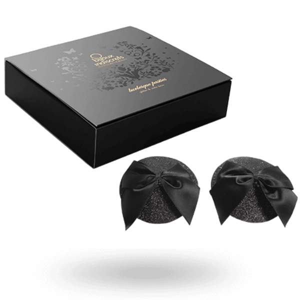 BIJOUX - BURLESQUE GLNZENDE NIPPELABDECKUNGEN MIT SCHLEIFE – Bild 3