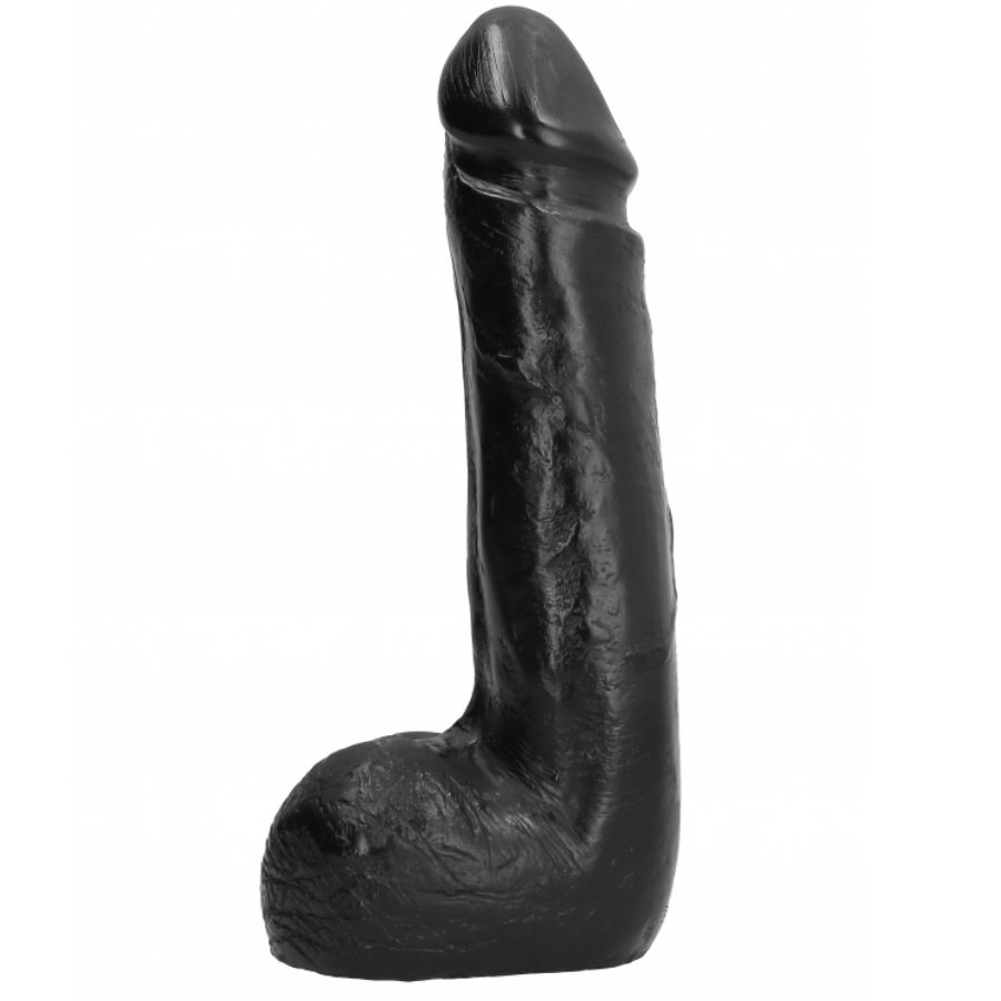 ALL BLACK - WEICHER SCHWARZER REALISTISCHER DILDO 20 CM – Bild 3