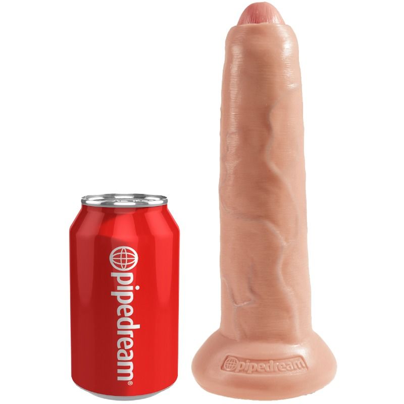 KING COCK - REALISTISCHER DILDO UNGESCHNITTENES FLEISCH 23 CM – Bild 4