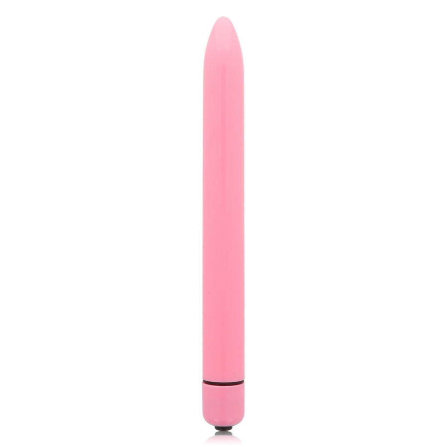 GLOSSY - SLIM VIBRADOR ROSA – Bild 3