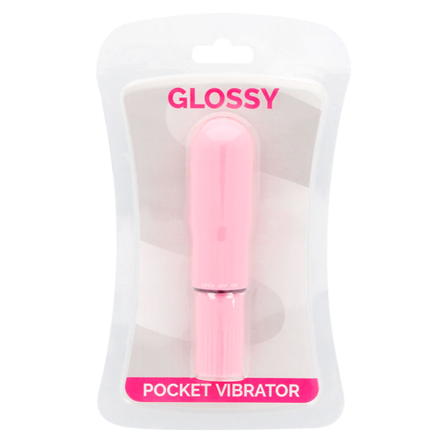 GLOSSY - POCKET VIBRADOR ROSA – Bild 2