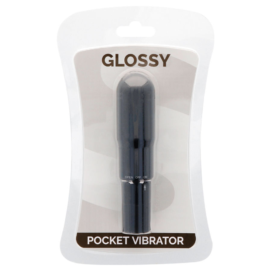 GLOSSY - POCKET VIBRADOR NEGRO – Bild 2