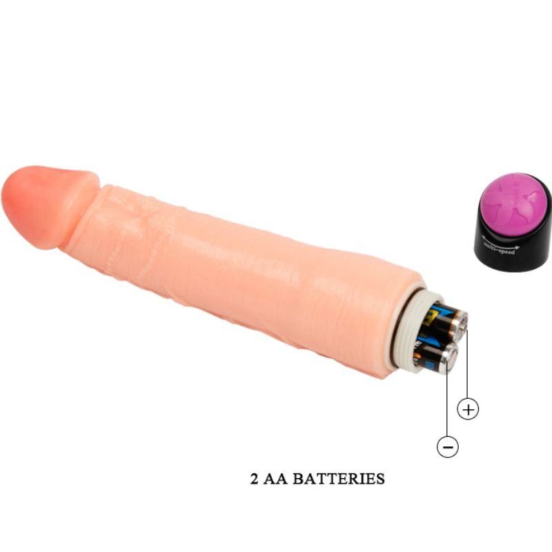 BAILE - VIBRADOR REALÍSTICO FLEXIBLE 25 CM – Bild 4