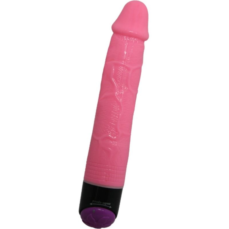 BAILE - COLORFUL SEX VIBRADOR REALÍSTICO ROSA 23 CM – Bild 3