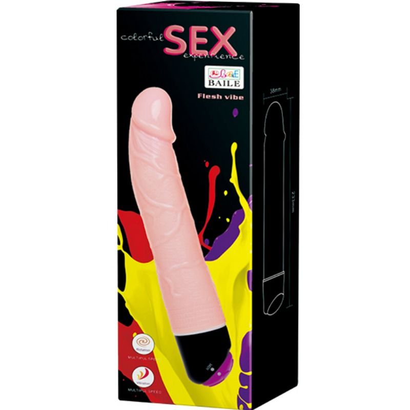 BAILE - COLORFUL SEX VIBRACIÓN Y ROTACIÓN 24 CM – Bild 8