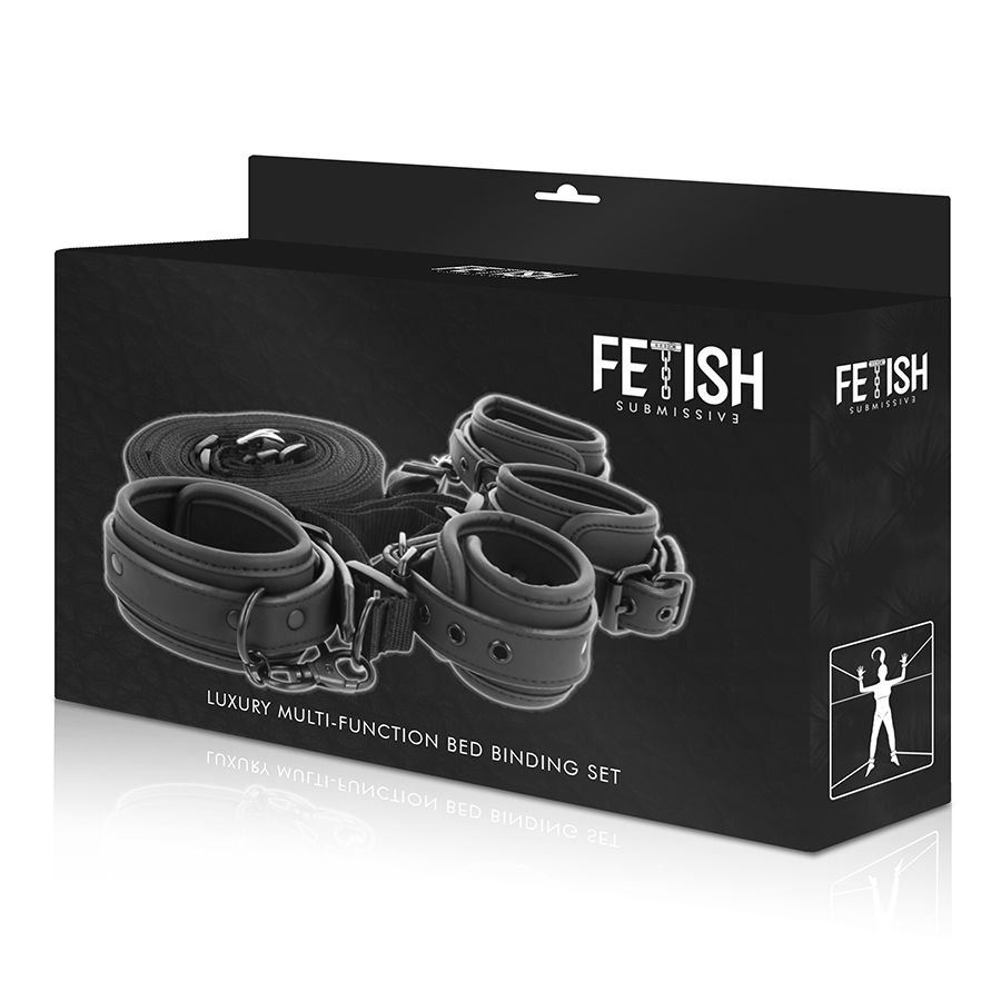 FETISH SUBMISSIVE - SET DE ESPOSAS Y ATADURAS CON FORRO DE NEOPRENO – Bild 8