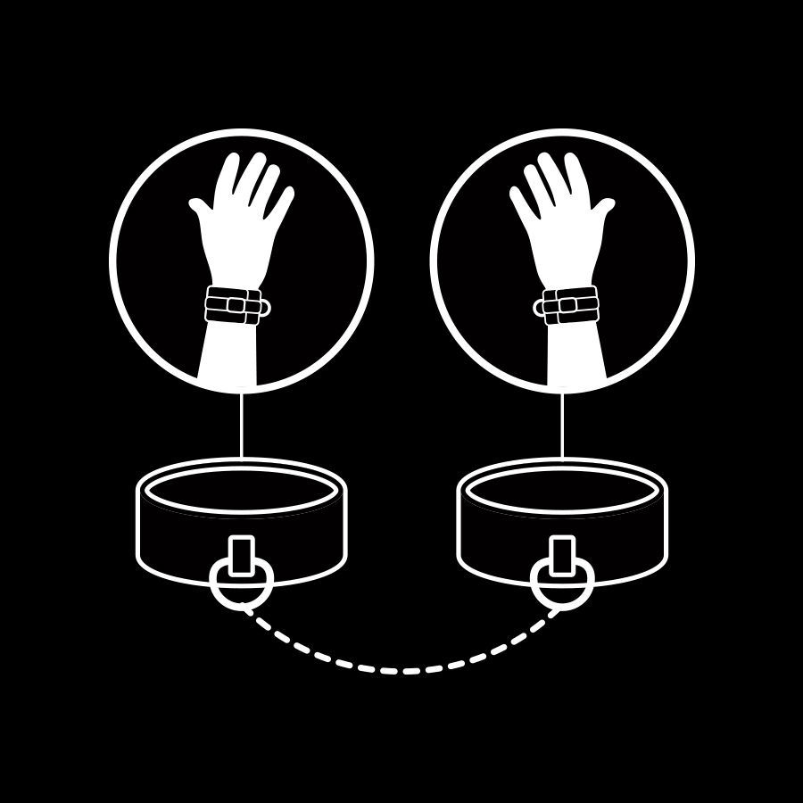 FETISH SUBMISSIVE - ESPOSAS CUERO VEGANO CON FORRO DE NEOPRENO – Bild 6