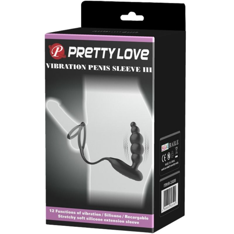 PRETTY LOVE - ANILLOS PENE CON PLUG VIBRADOR – Bild 9