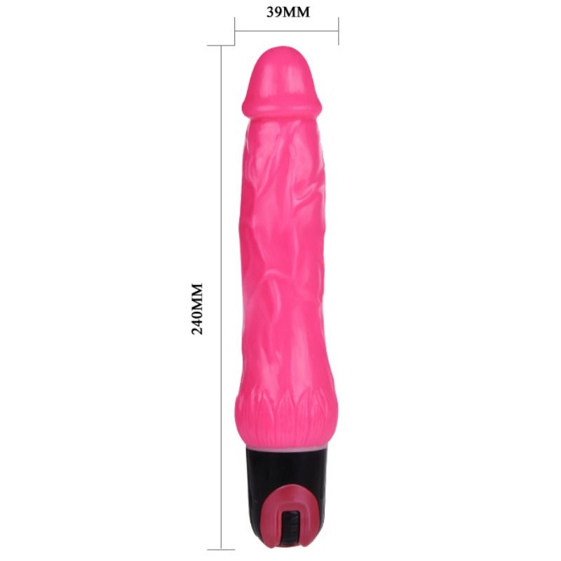 BAILE - VIBRATOR DAAPLY PLEASURE MULTIVELOCIDAD ROSA – Bild 5