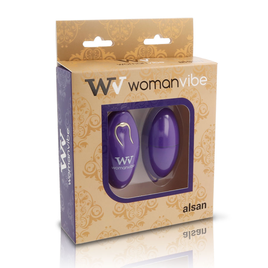 WOMANVIBE - ALSAN EGG REMOTE CONTROL SILIKON LILA – Bild 2