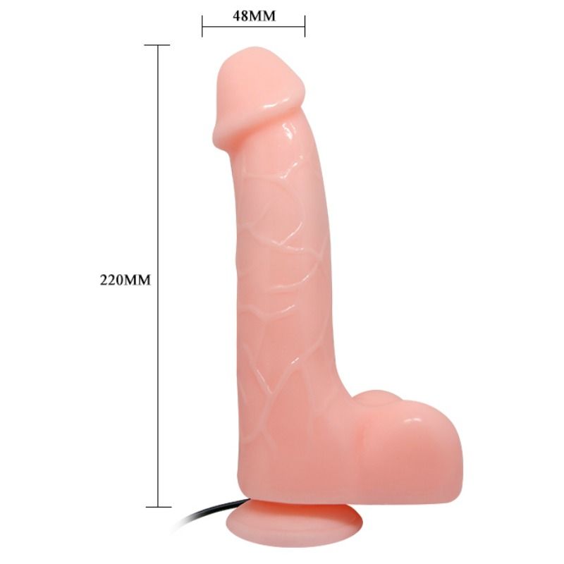 BAILE - VIBRADOR REALÍSTICO BÁRBARA NATURAL 22 CM – Bild 2