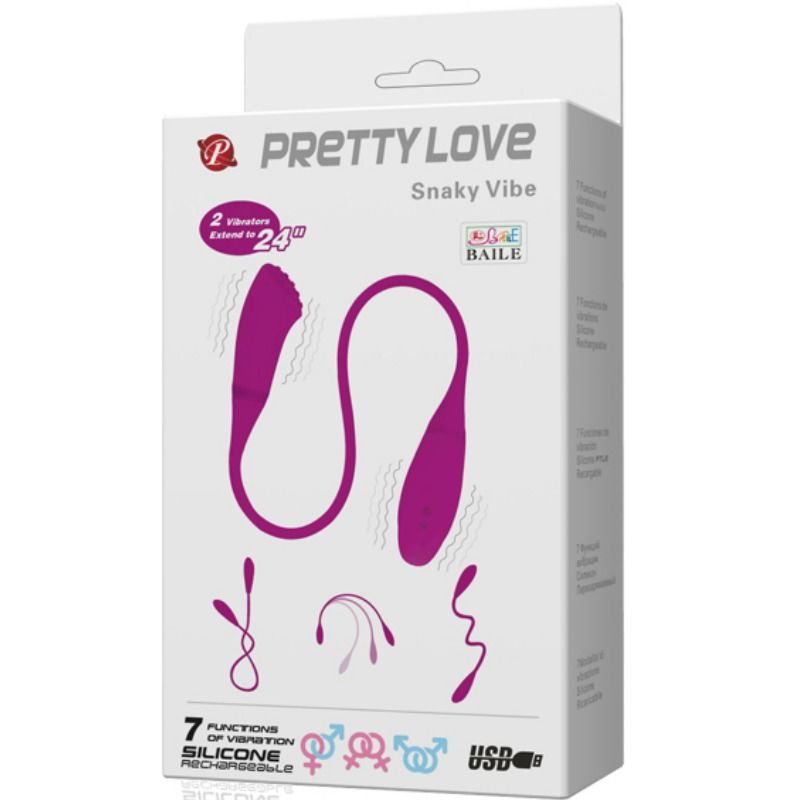 PRETTY LOVE - SMART SNAKY VIBE VIBRADOR 2 MOTORES – Bild 2