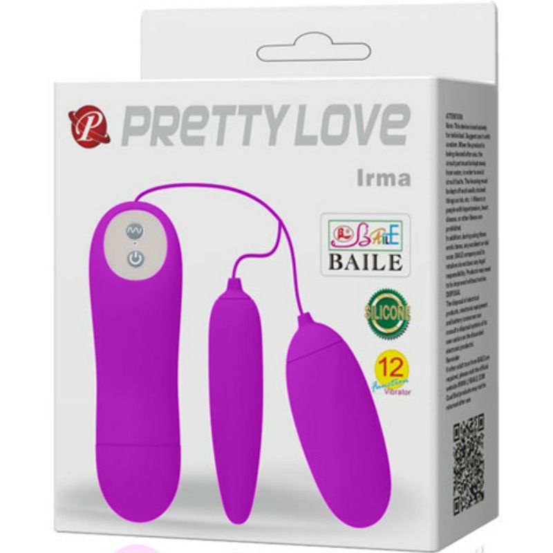 PRETTY LOVE - IRMA HUEVO VIBRADOR DOBLE – Bild 7
