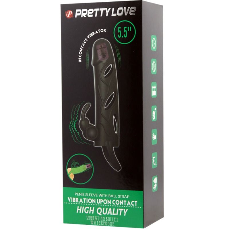 PRETTY LOVE - FUNDA SILICONA CON VIBRACIÓN 14 CM 2.0 – Bild 8
