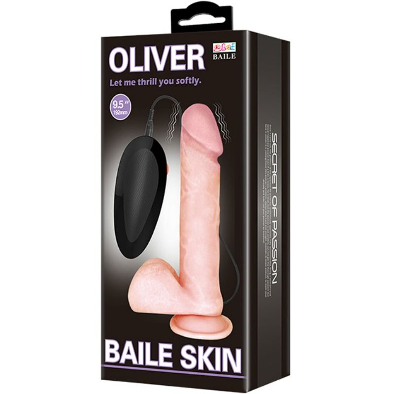 BAILE - OLIVER DILDO REALÍSTICO CON VIBRACIÓN – Bild 7