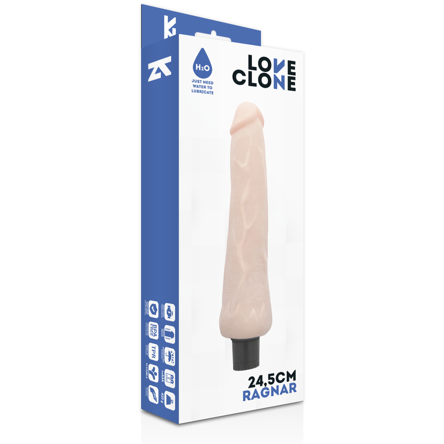 LOVECLONE - RAGNAR VIBRADOR REALÍSTICO SELF LUBRICATION 24.5 CM -O- 3.5 CM – Bild 4