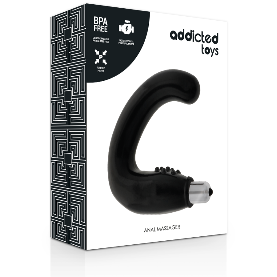 ADDICTED TOYS - ANAL MASSAGER NEGRO – Bild 2