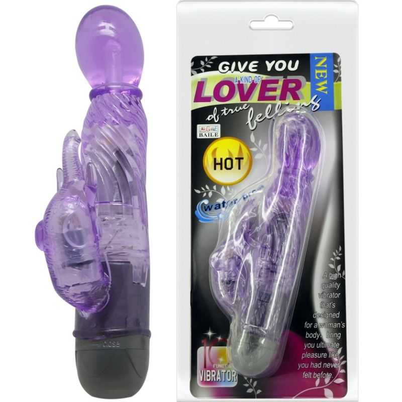BAILE - GIVE YOU A KIND OF LOVER VIBRADOR CON RABBIT LILA 10 MODOS – Bild 2