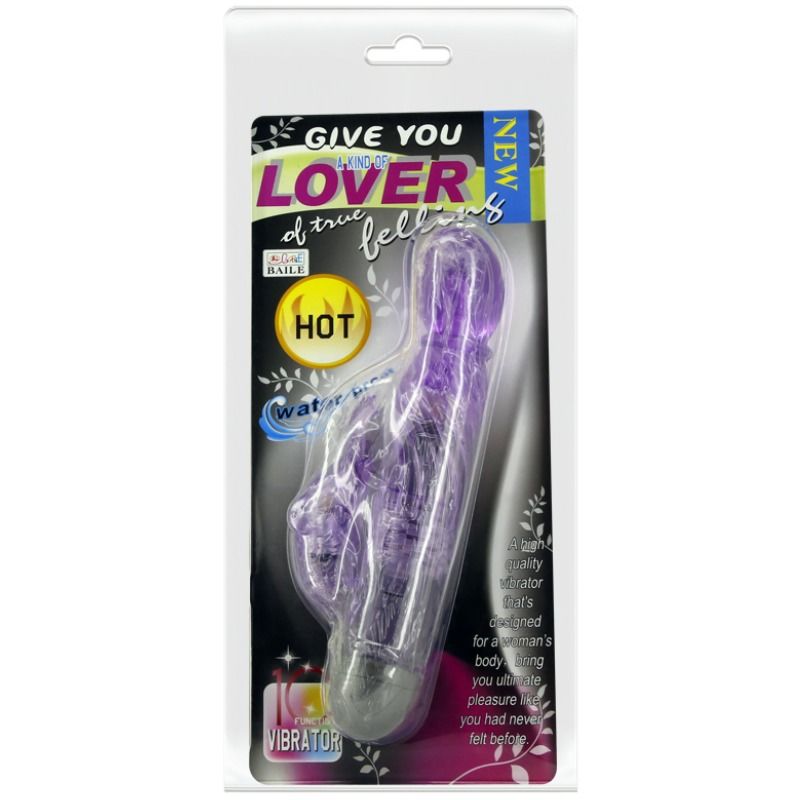 BAILE - GIVE YOU A KIND OF LOVER VIBRADOR CON RABBIT LILA 10 MODOS – Bild 3