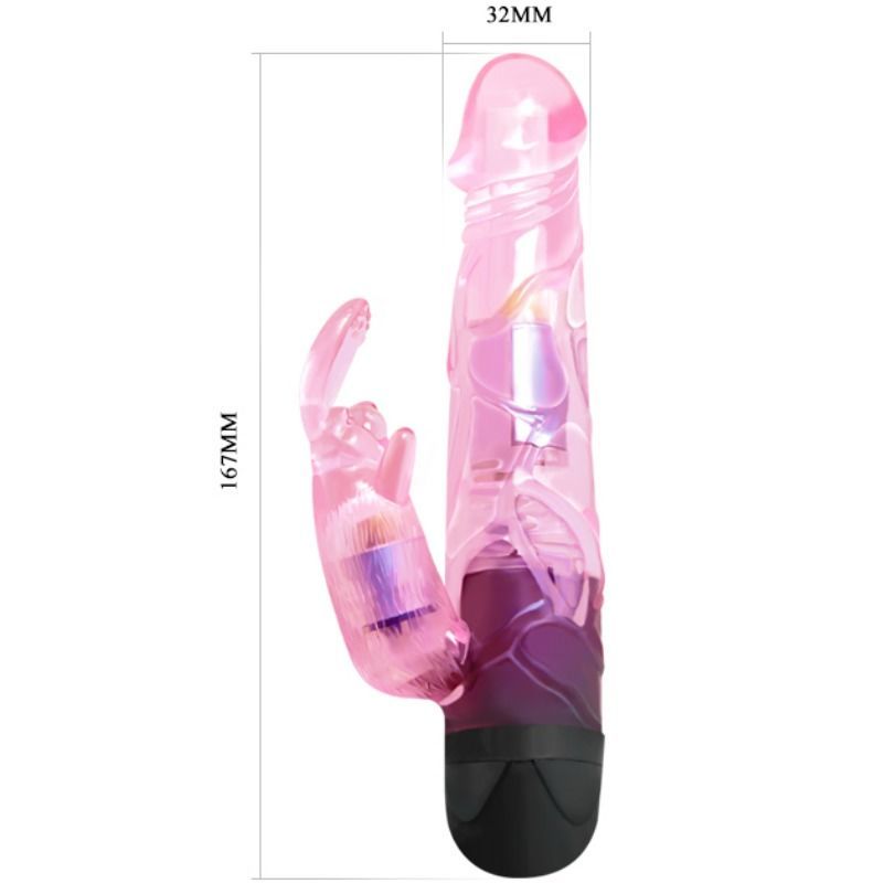 BAILE - GIVE YOU LOVER VIBRADOR CON RABBIT ROSA – Bild 2